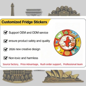 Imán para Refrigerador, Artículos Promocionales Personalizados, Insignia 2D/3D, Diseño Gratuito, Productos Metálicos Plateados Duraderos, Gran Venta, Tendencia 2026 - Product Image 6