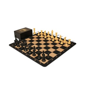Jeu d'échecs personnalisé en vinyle imprimé UV, enroulable, avec pièces lourdes et sac de transport – Idéal pour les tournois - Product Image 4
