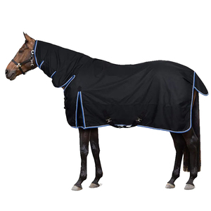 Couverture d'extérieur pour chevaux, de haute qualité, imperméable, respirante, en nylon ripstop, personnalisable - Product Image 5