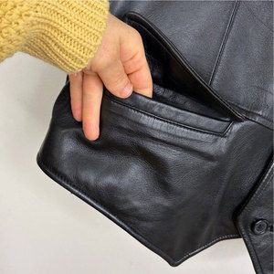 Gilet en similicuir de haute qualité pour homme, grande taille, noir, vente en gros, gilet rétro gothique 2026 - Product Image 6