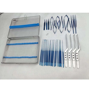 40-Piece Neurosurgical and Ophthalmic Micro Surgery Instrument Set, Precision Microsurgical Kit for Brain and Eye Procedures - Product Image 1