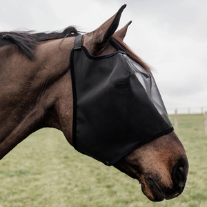 Protège-mouches pour chevaux en maille durable avec protection confortable des oreilles et protection UV pour l'équitation, l'entraînement, la pâturage et l'utilisation en écurie - Product Image 6