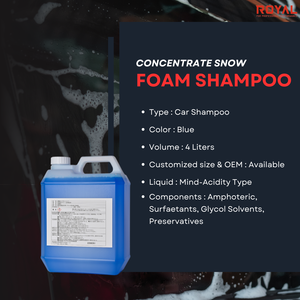 ROYAL Concentré de mousse haute performance pour lavage sans contact, élimination des taches de saleté, format personnalisable, OEM, 4L - Product Image 3