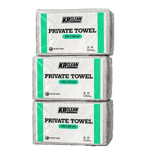 Lingettes sèches non tissées blanches écologiques Krclean XK5 2026 en gros, 50/80 feuilles, sac jetable Vietnam, certifiées ISO 9001 - Product Image 1