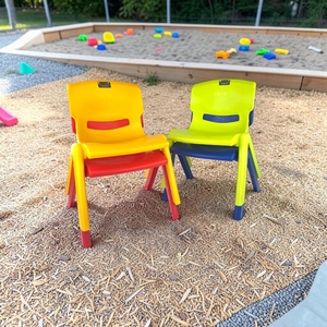 Wholesale Vinh Nam Model 532 Modern School Furniture <b>Set</b> Non-Slip 46cm Kids Kindergarten Chair Stackable Lightweight Plastic - Product Image 4