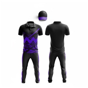 Uniforme de cricket respirant avec logo d'équipe brodé, maille confortable, design sublimé, nom et numéro personnalisés, uniforme de cricket 2026 - Product Image 6