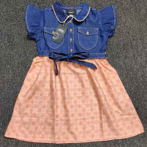 Échantillons Gratuits Nouveaux Ensembles Assortis de Vêtements d'Été pour Filles et Bébés en Polyester : Pantalons et Robes Stylés à Assortir - Product Image 2