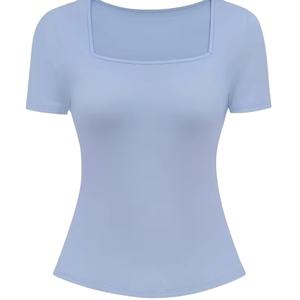 Camisetas de Algodón 100% con Estampado Personalizado, Precio de Fábrica, Proveedores de Bangladesh, Colección de Camisetas Casuales para Mujer - Product Image 1
