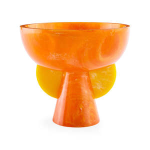 Cuenco Decorativo de Resina con Patrón de Rejilla Cibernética |   Plato Decorativo Artesanal Estilo Ciencia Ficción para Decoración del Hogar - Product Image 5