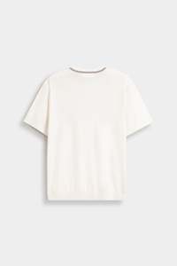 เสื้อยืดแขนสั้นผู้ชายลำลองใส่ได้ทุกวัน ระบายอากาศได้ดี ผ้าฝ้ายเรียบ ออกแบบเองได้ รับผลิตแบบ OEM ขายส่งจากโรงงาน - Product Image 3