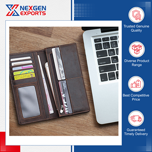 Fabricante Indio de Fundas para Chequera de Cuero PU de Gran Capacidad y Excelente Calidad con Protección RFID a Precio de Mercado con Descuento - Product Image 5