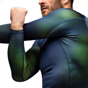 Camiseta de Compresión Personalizada con Estampado por Sublimación para Hombre, para Lucha, Boxeo, BJJ, MMA, Running, Marca Fortleo - Product Image 5
