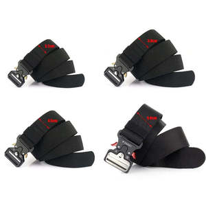 Ceinture tactique vintage camouflage avec logo personnalisé pour hommes, ceinture réglable en sangle, tissu en nylon haute résistance, boucle - Product Image 3