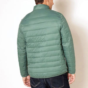 Blouson matelassé unisexe décontracté pour l'hiver, léger, à capuche, col montant, 100% nylon, patchwork, rembourré en coton - Product Image 3