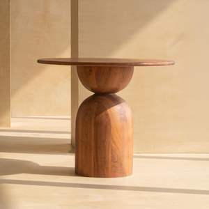 Table d'appoint compacte et moderne en bois, idéale pour le côté du canapé, le chevet ou l'angle, avec un design pratique et élégant - Product Image 2