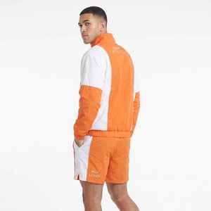 Custom Men's Waterproof Nylon Windbreaker <b>Jacket</b> & Shorts Set Zip Closure Reflective Features Screen Print Logo-Tracksuit - Product Image 2