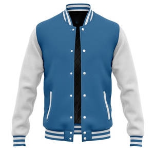Chaquetas Universitarias Personalizadas con Logotipo para Hombre, Tallas Grandes, Estilo Urbano, Chaqueta Universitaria Lisa con Letras, Ropa Varsity al por Mayor - Product Image 5