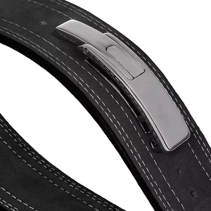 New Custom Heavy Duty Soft Lever Powerlifting <b>Belt</b> 10mm/13mm Adjustable Leather Non-Slip Body Building Weightlifting <b>Belt</b> OEM - Product Image 5