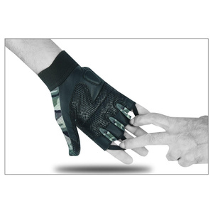 Wheelchair User Weight Lifting Cycling Gloves Sheep Grain Leather Heavy Duty Abrasion Resistant Gym & Sports Non-Slip Gloves - Product Image 2