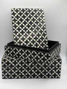 Traditional Bone Inlay Jewelry <b>Box</b> With Beautiful Woodwork Perfect For Jewelry And Gift Organization From India - Product Image 3