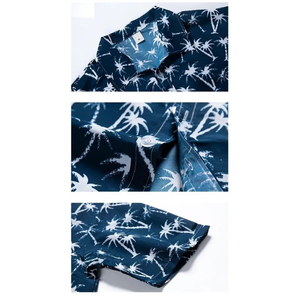 Chemise hawaïenne pour homme en polyester à imprimé numérique, chemise boutonnée personnalisée pour la plage et le golf - Product Image 6