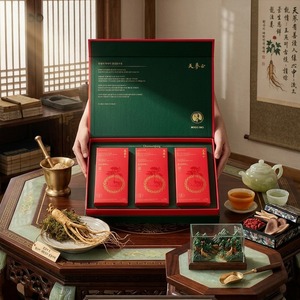 Suplemento energético líquido de ginseng rojo, extracto herbal listo para beber en bolsa, con ginsenoside de alta pureza para una calidad premium. - Product Image 6