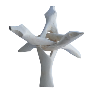 Soporte Decorativo Multifuncional de Feng Shui Tallado a Mano, Tazón de Concha de Abulón, Cristal para Esferas, Geodas, Soporte de Madera para Exhibición, Perfecto - Product Image 1