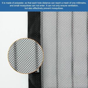 Durable Heavy Duty Magnetic <strong>Screen</strong> Door <strong>Mesh</strong> Curtain Mosquito Net with Hands-Free Bug Protection - Product Image 2