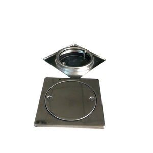 ดีไซน์ทันสมัย ท่อระบายน้ำสี่เหลี่ยมขนาดใหญ่ สแตนเลสสั่งทำพิเศษ ขัดเงา ป้องกันการกัดกร่อน ยี่ห้อ Chico สำหรับระเบียงห้องน้ำ คุณภาพดี - Product Image 2