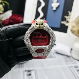 Pendentif Hip Hop Hibou en Argent 925 avec Diamants Moissanite VVS, Design Unique Sertis pour Unisexe - Product Image 1
