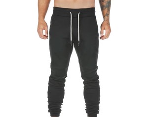 Rapid Sports Wholesale Factory Men Spring Warm <b>Canvas</b> Lace Mid Waist Fleece Plus Size Long Sweatpants Drawstring Closure - Product Image 3