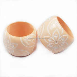 Anillos de Servilleta de Resina Ecológicos de Moda, Diseño Moderno y Lujoso, Color Personalizado, en Existencia, para Fiestas, Hogar, Hotel, Restaurante, Vajilla - Product Image 3