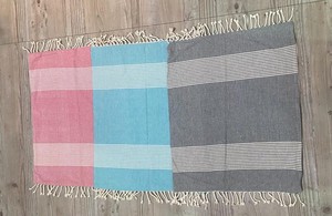 Striped 100% Cotton Woven Peshtemal <b>Beach</b> <b>Towel</b>-Eco-Friendly Quick-Dry & Disposable - Product Image 2