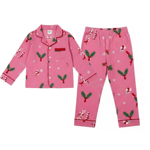 Hongbo New Arrival Christmas <b>Pyjamas</b> Children's Outfit Pajamas Cute Designer Diy Print Christmas Pj Kids Clothes Wholesale - Product Image 6