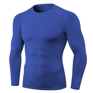 Camiseta de Compresión Talla Estadounidense 90% Poliéster con Logotipo Personalizado, Camiseta Deportiva para Entrenamiento de Baloncesto, Fútbol, Ropa Deportiva para Gimnasio - Product Image 2