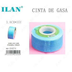 Bande de gaze médicale ILAN 3,8 cm x 35 m, bleu ciel - Product Image 1