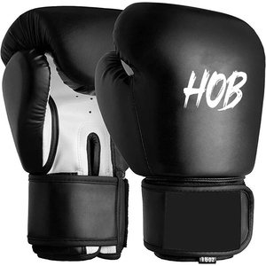 Gants de boxe professionnels à prix d'usine, logo personnalisé, gants d'entraînement en PU avec bandage de maintien, gants de boxe durables pour hommes - Product Image 4