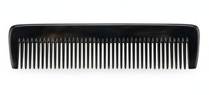 Peigne à barbe artisanal moderne de qualité en corne de buffle, écologique, avec étui, motif floral sculpté, pour massage de la tête, FAIZA CRAFT - Product Image 6