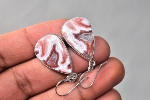 Boucles d'oreilles Rosetta de qualité supérieure, bijoux Rosetta plaqués argent, bijoux plaqués argent - Product Image 3