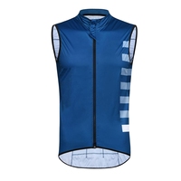 Gilet de vélo unisexe personnalisé en maille 100% polyester, léger, respirant, coupe-vent, imperméable et réfléchissant