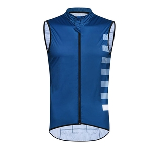 Gilet de vélo unisexe personnalisé en maille 100% polyester, léger, respirant, coupe-vent, imperméable et réfléchissant - Product Image 1