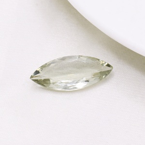 Vente en gros de pierres précieuses naturelles en améthyste verte de 9,5 carats, taille marquise facettée, 26x11 mm, Memoria Jewels - Product Image 3