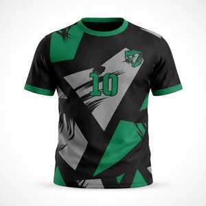 Camiseta Deportiva de Verano Personalizada Premium, de Secado Rápido, en Poliéster, para Esports, con Impresión por Sublimación, Uniforme de Equipo, Proveedor OEM ODM - Product Image 6