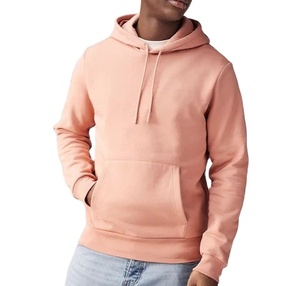 เสื้อฮู้ดสวมหัวผ้าคอตตอน/โพลีเอสเตอร์มีกระเป๋าจิงโจ้สำหรับผู้ใหญ่ไซส์ใหญ่ระบายอากาศสำหรับผู้ชายกลางแจ้ง - Product Image 1