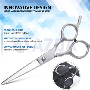 Tijeras Profesionales de Acero Inoxidable para Cortar el Cabello, 5.5 Pulgadas, Tijeras de Peluquería para un Estilizado Preciso - Product Image 3