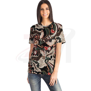 Camiseta estampada para mujer, ropa informal con diseño moderno para uso diario y actividades al aire libre, camiseta gráfica para mujer - Product Image 1