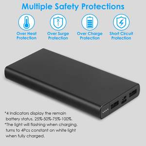 20000mAh Portable Dual USB Output <b>Power</b> <b>Bank</b> External Battery Pack Phone Charger Type C Micro USB <b>Power</b> <b>Banks</b> <b>Power</b> <b>Station</b> - Product Image 4