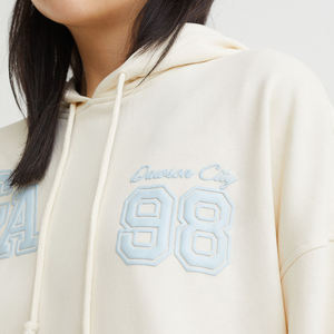 Sweat-shirt à manches longues pour femmes, dernier design, couleur personnalisée, sweat-shirt à capuche pour femmes en vente - Product Image 2