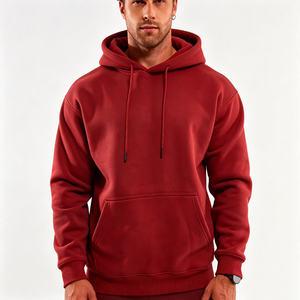 Vente en gros de sweats à capuche en coton surdimensionnés pour hommes, avec des modèles à épaules tombantes et des modèles style skate pour les détaillants américains - Product Image 6