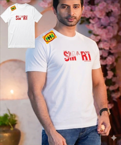 เสื้อยืดพิมพ์ลายผ้าฝ้ายถักนิตติ้ง 100% ขนาดใหญ่พิเศษ ขายส่ง เป็นมิตรกับสิ่งแวดล้อม รับพิมพ์โลโก้ตามสั่ง สีขาว สีดำ พิมพ์ซิลค์สกรีนจากบังกลาเทศ - Product Image 2
